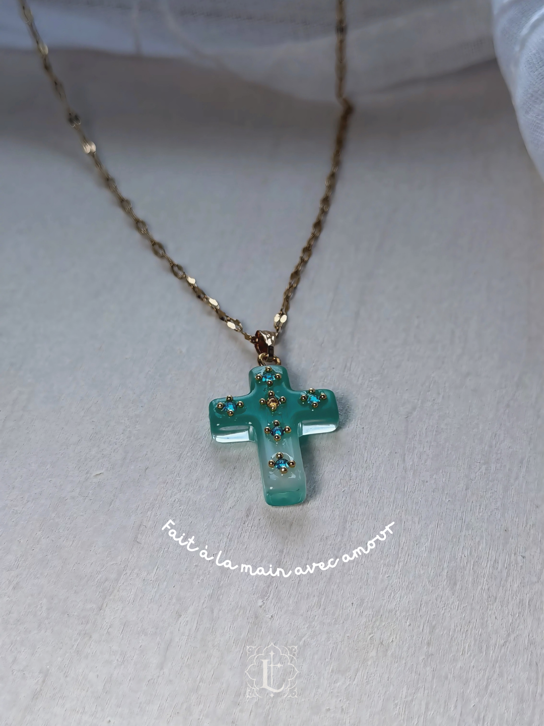 Bleu Tiffany - Collier