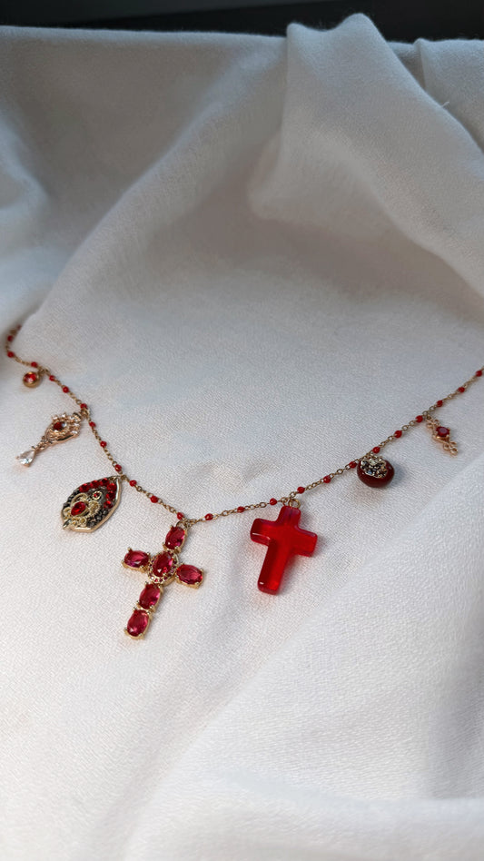 Collier Breloque 🌺✞