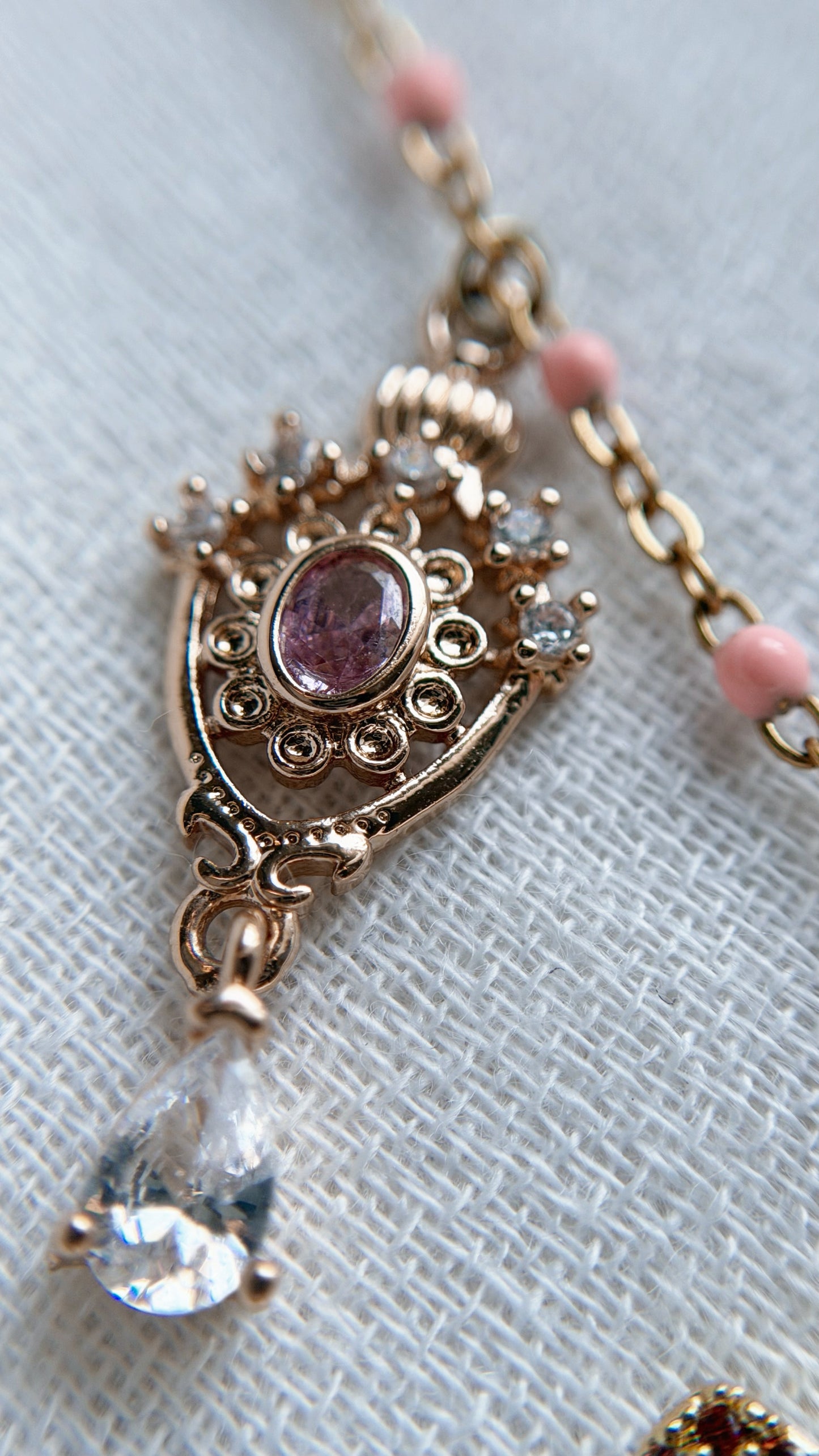 Collier Breloque 🌺✞