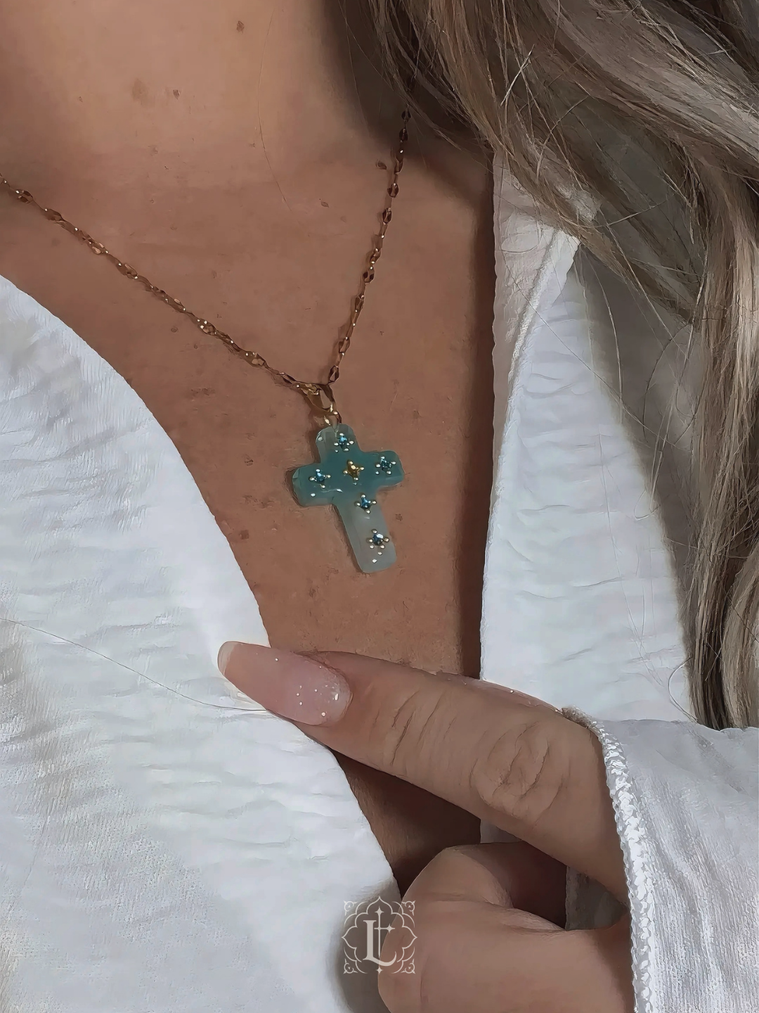 Bleu Tiffany - Collier