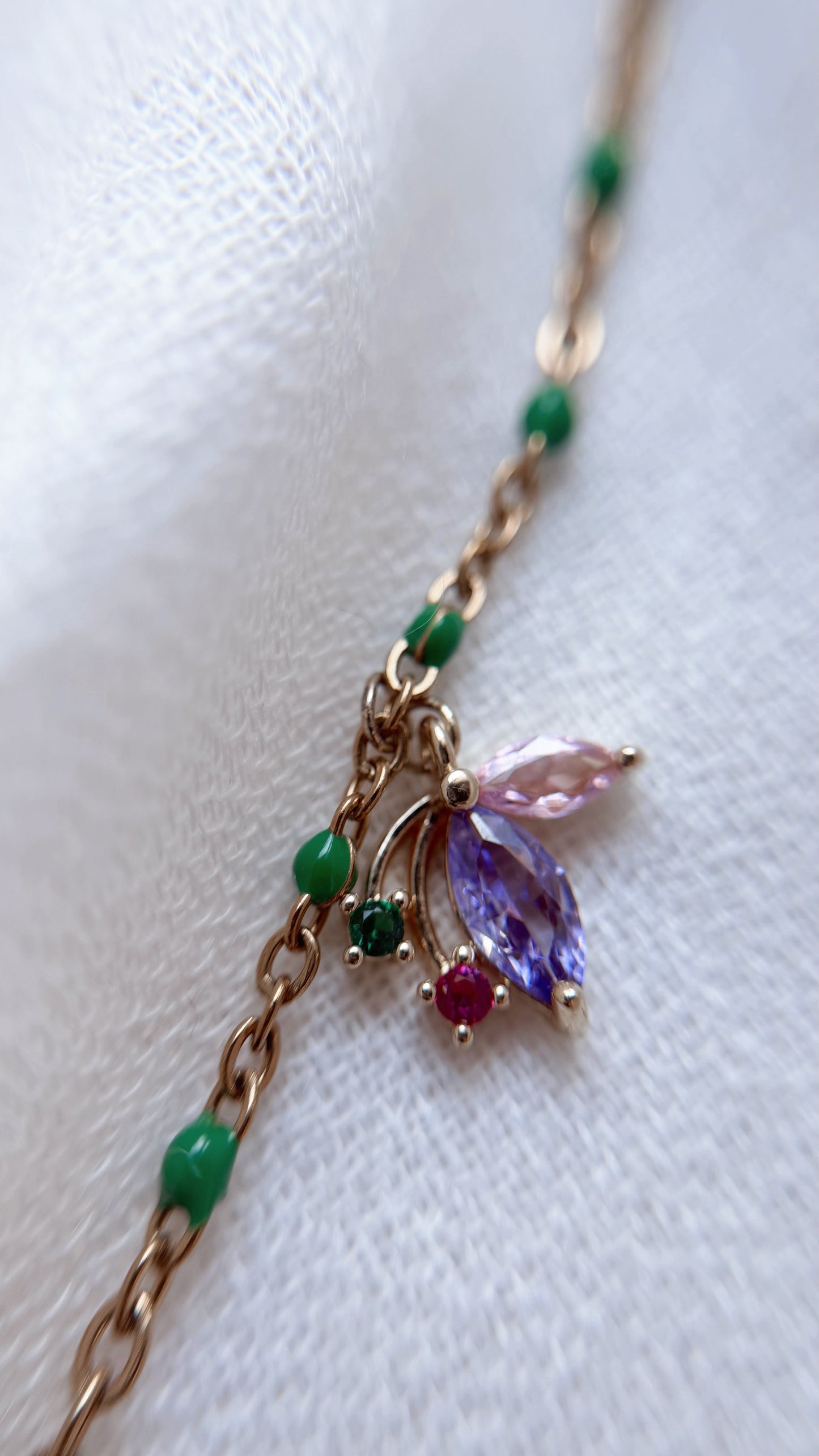 Collier Breloque 🌺✞