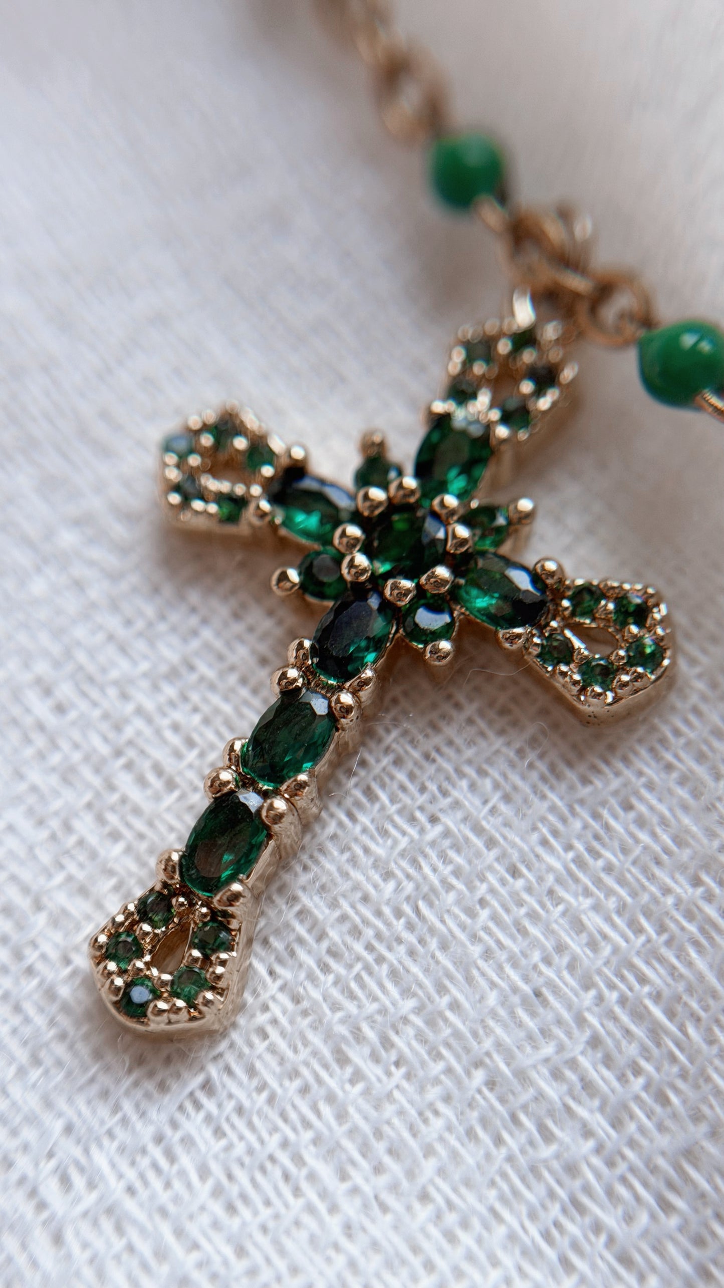 Collier Breloque 🌺✞