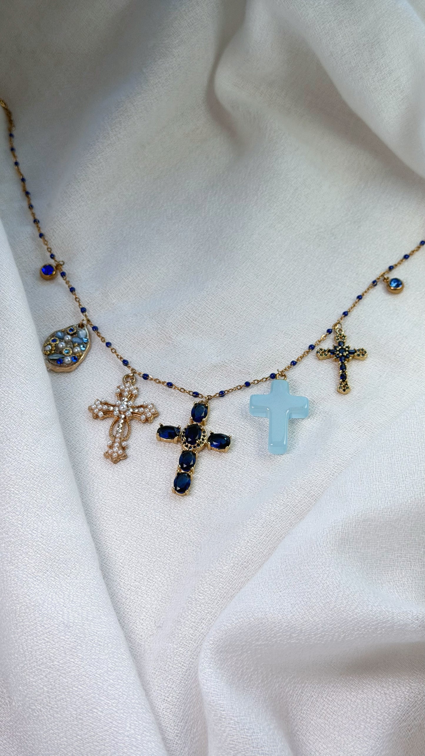 Collier Breloque 🌺✞