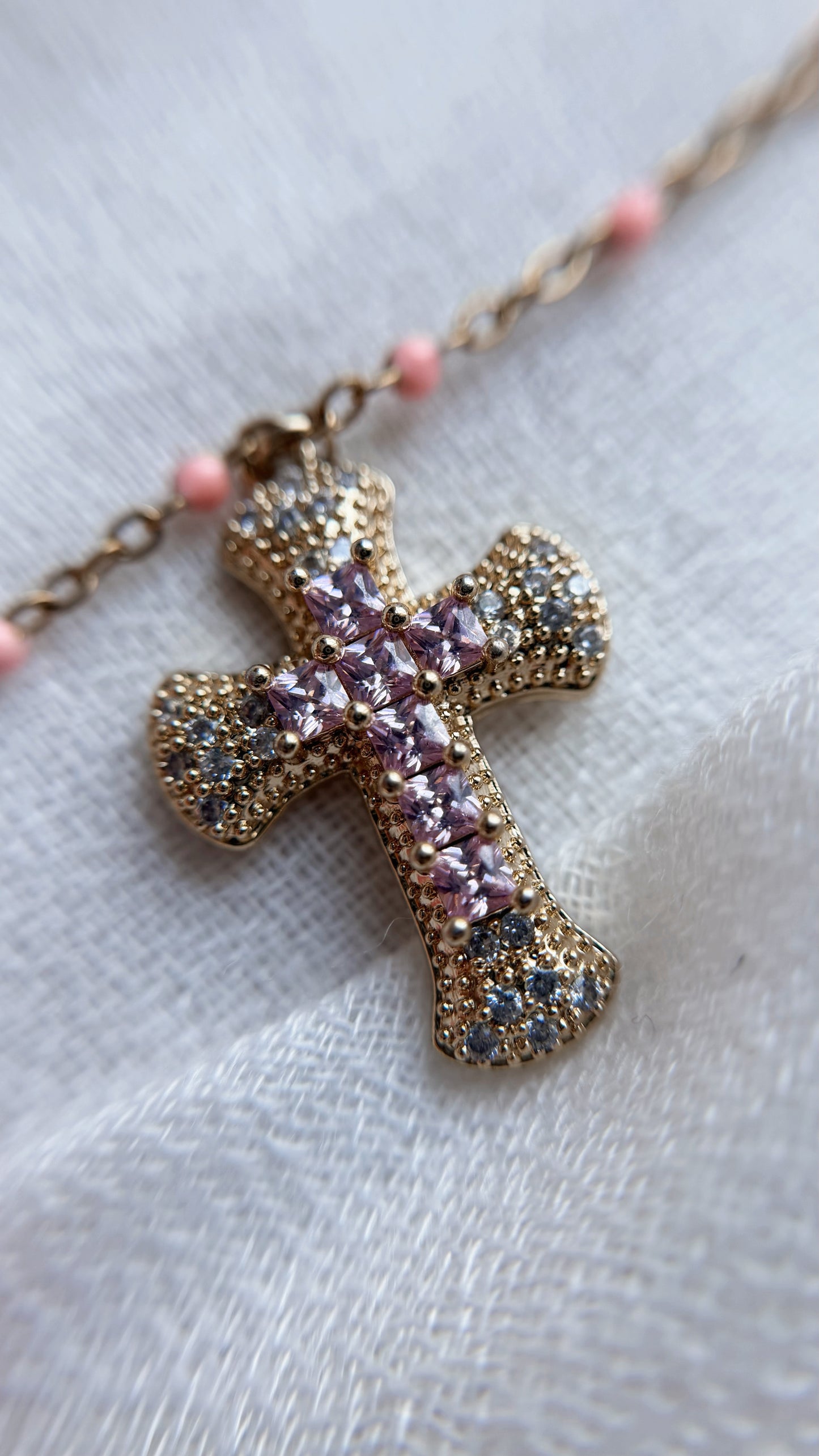 Collier Breloque 🌺✞